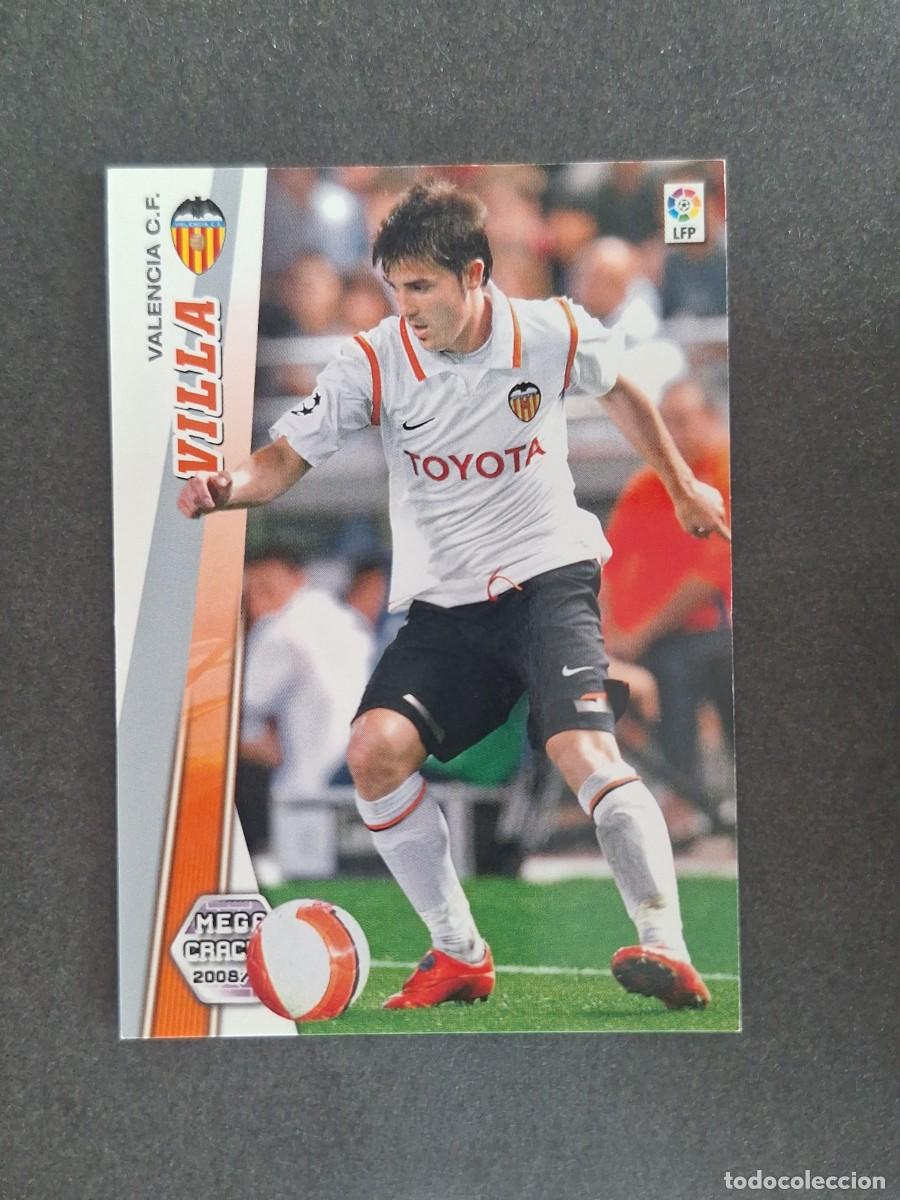 Cromos de f&uacute;tbol: L2 VILLA VALENCIA C. F. 323 PANINI MEGACRACKS 2008 2009 08 09