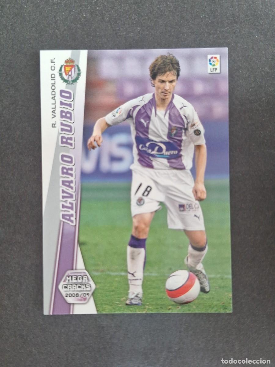 Cromos de f&uacute;tbol: L2 ALVARO RUBIO REAL VALLADOLID 334 PANINI MEGACRACKS 2008 2009 08 09