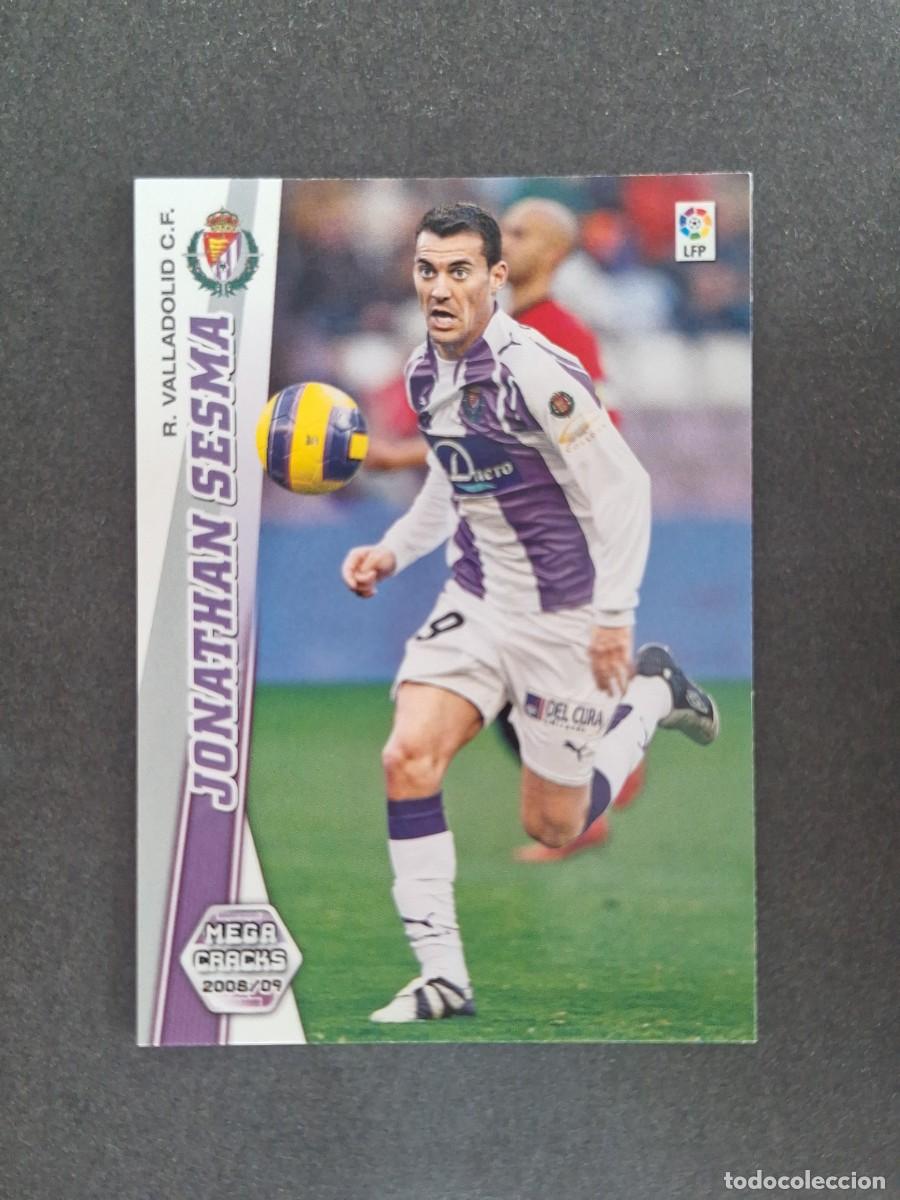 Cromos de f&uacute;tbol: L2 JONATHAN SESMA REAL VALLADOLID 337 PANINI MEGACRACKS 2008 2009 08 09