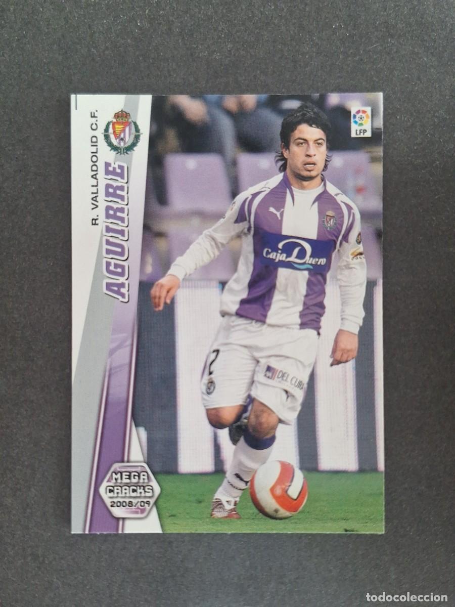 Cromos de f&uacute;tbol: L2 AGUIRRE REAL VALLADOLID 338 PANINI MEGACRACKS 2008 2009 08 09