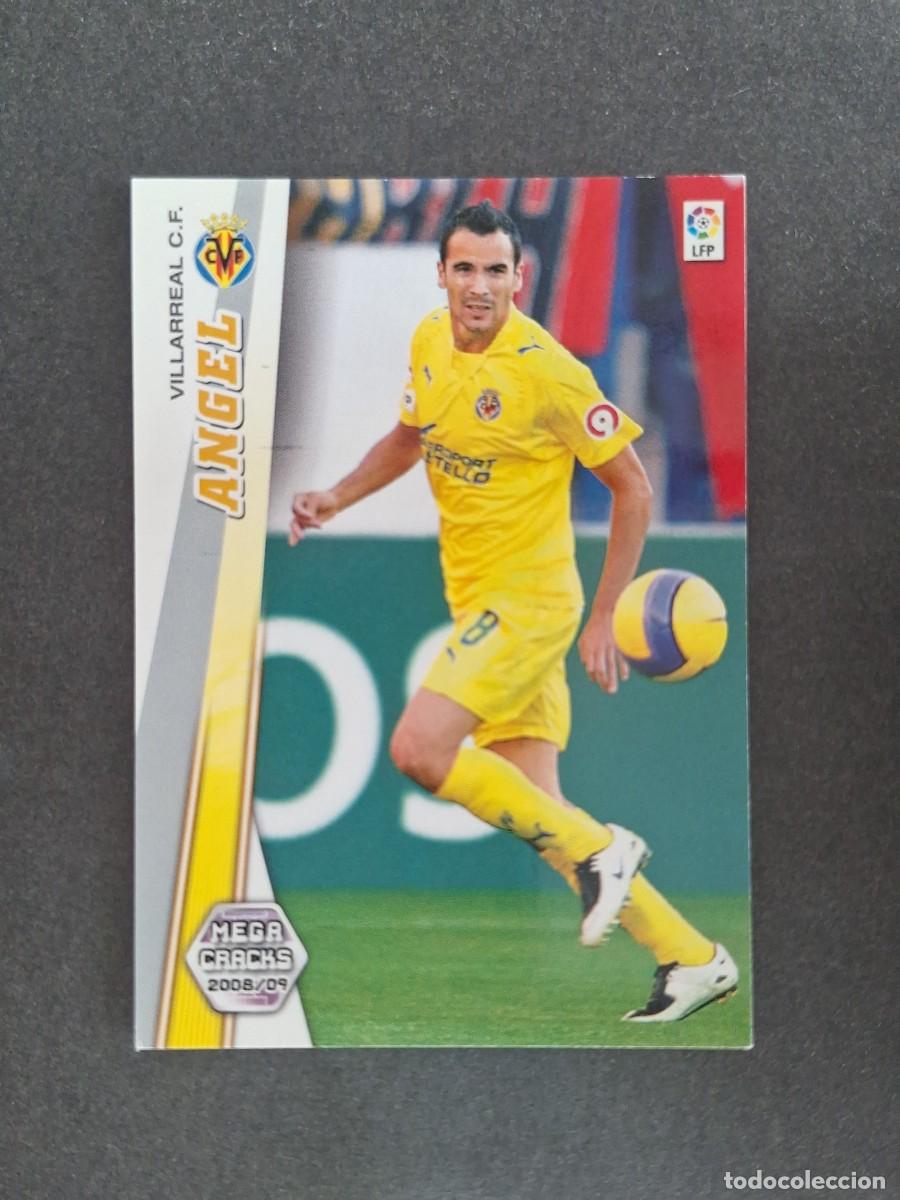 Cromos de f&uacute;tbol: L2 ANGEL VILLARREAL C. F. 346 PANINI MEGACRACKS 2008 2009 08 09