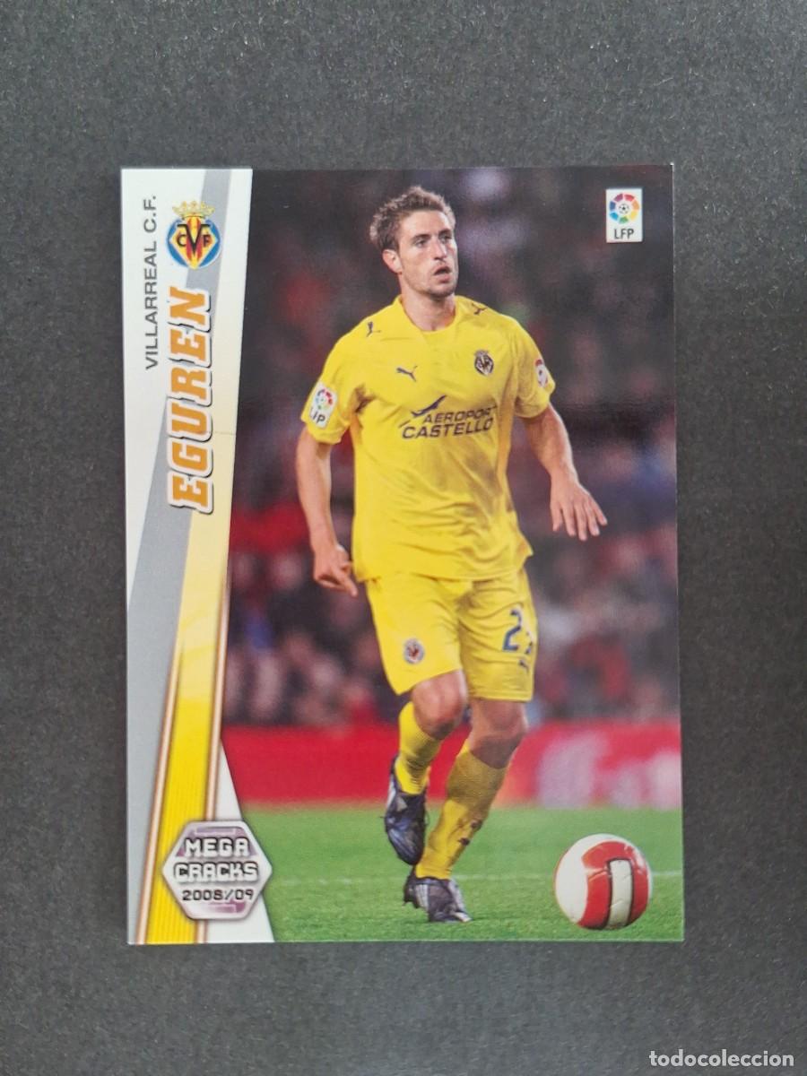 Cromos de f&uacute;tbol: L2 EGUREN VILLARREAL C. F. 352 PANINI MEGACRACKS 2008 2009 08 09