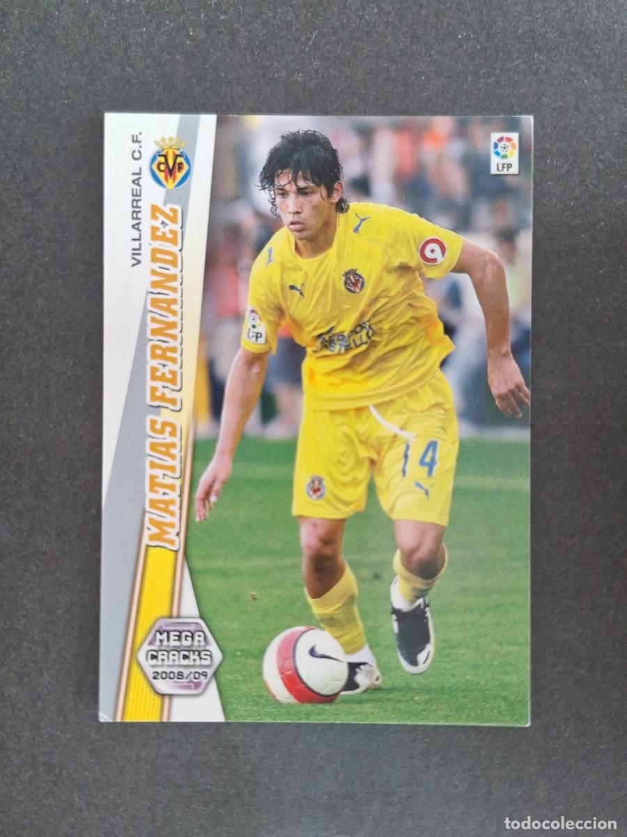 Cromos de f&uacute;tbol: L2 MATIAS FERNANDEZ VILLARREAL C. F. 357 PANINI MEGACRACKS 2008 2009 08 09
