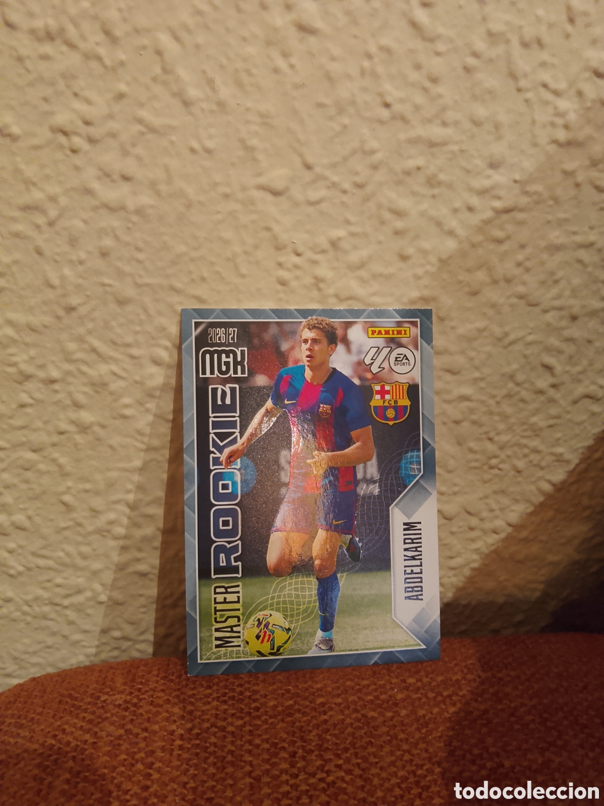 Cromos de f&uacute;tbol: Abdelkarim m&aacute;ster rookie 408 FC Barcelona megacracks 26/27 2026 2027