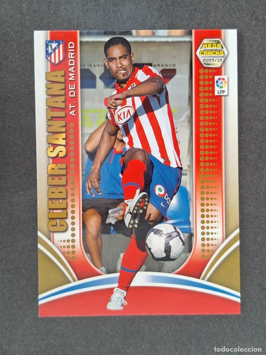 Cromos de f&uacute;tbol: L2 CLEBER SANTANA ATLETICO DE MADRID 47 PANINI MEGACRACKS 2009 2010 09 10