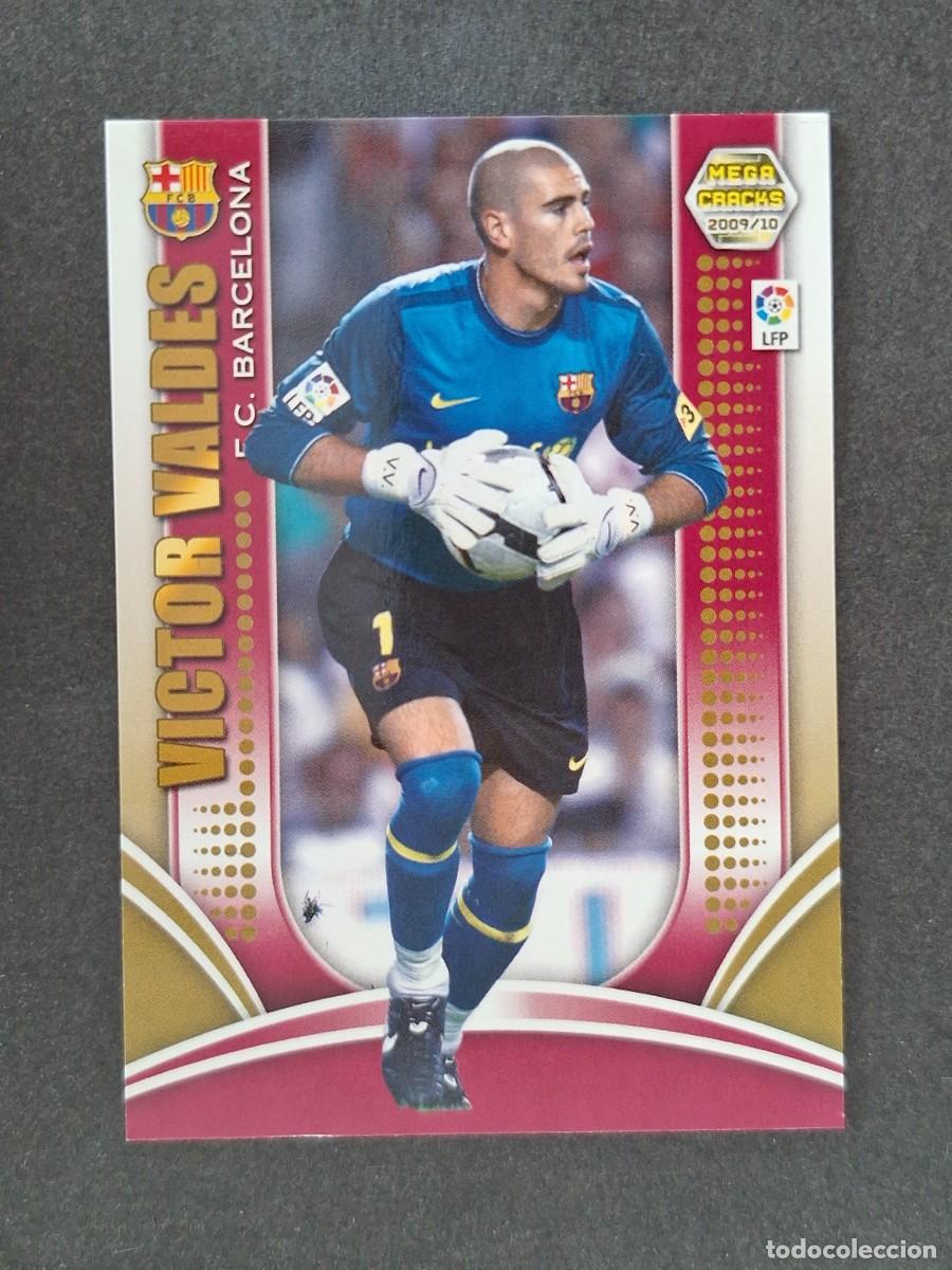 Cromos de f&uacute;tbol: L2 VICTOR VALDES F. C. BARCELONA 56 PANINI MEGACRACKS 2009 2010 09 10