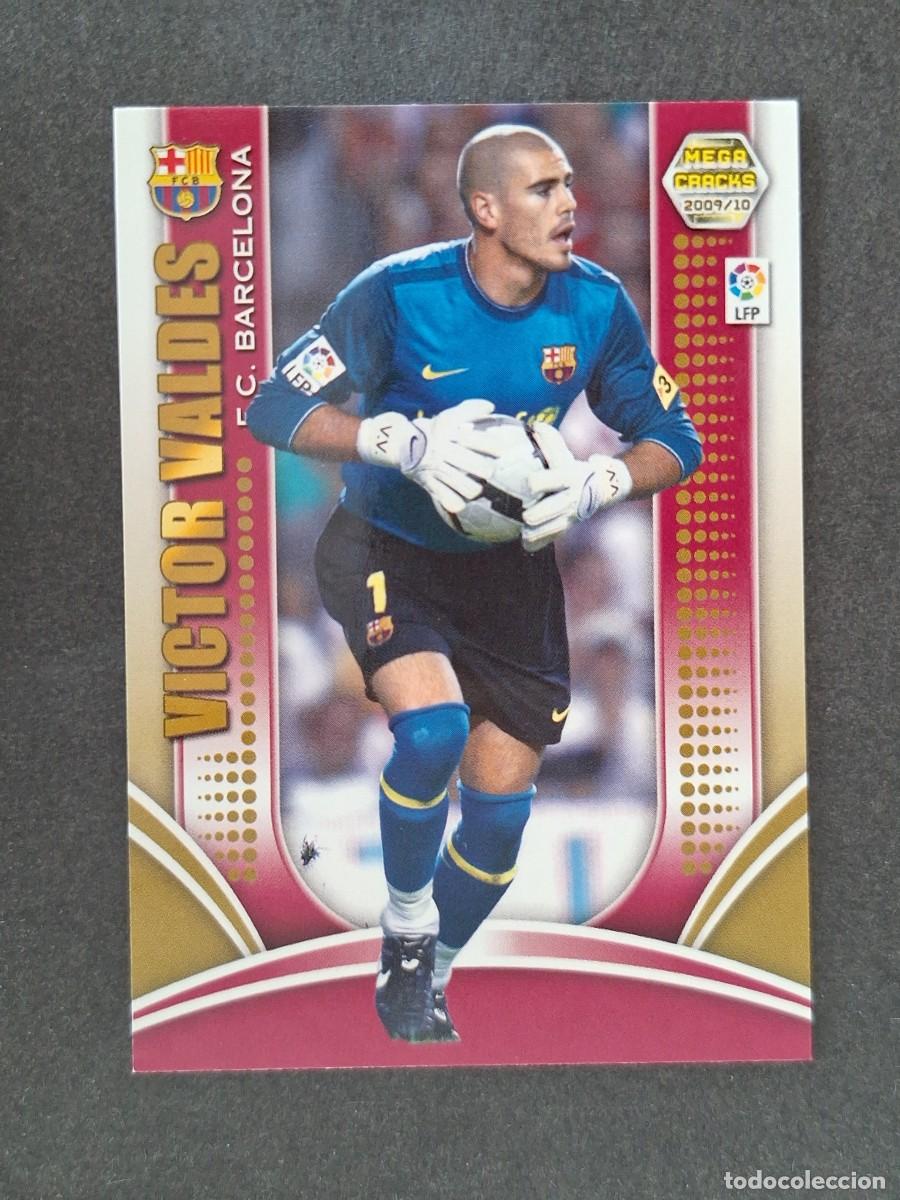 Cromos de f&uacute;tbol: L2 VICTOR VALDES F. C. BARCELONA 56 PANINI MEGACRACKS 2009 2010 09 10