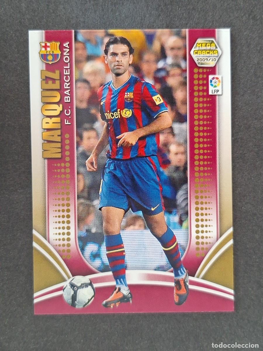 Cromos de f&uacute;tbol: L2 MARQUEZ F. C. BARCELONA 58 PANINI MEGACRACKS 2009 2010 09 10