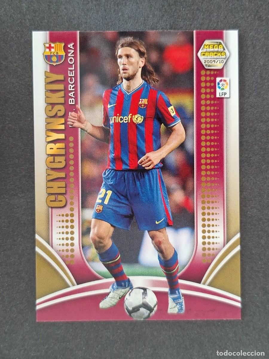 Cromos de f&uacute;tbol: L2 CHYGRYNSKIY F. C. BARCELONA 61 PANINI MEGACRACKS 2009 2010 09 10