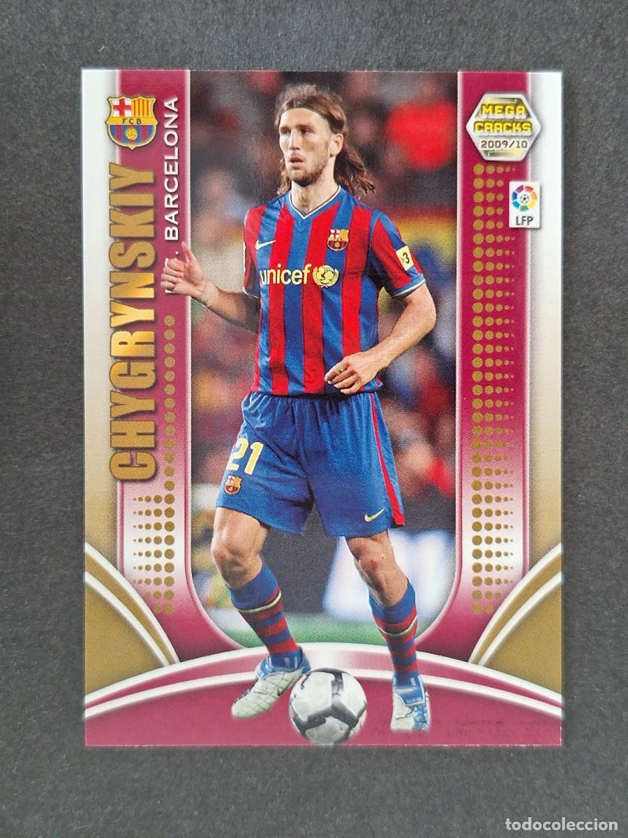 Cromos de f&uacute;tbol: L2 CHYGRYNSKIY F. C. BARCELONA 61 PANINI MEGACRACKS 2009 2010 09 10