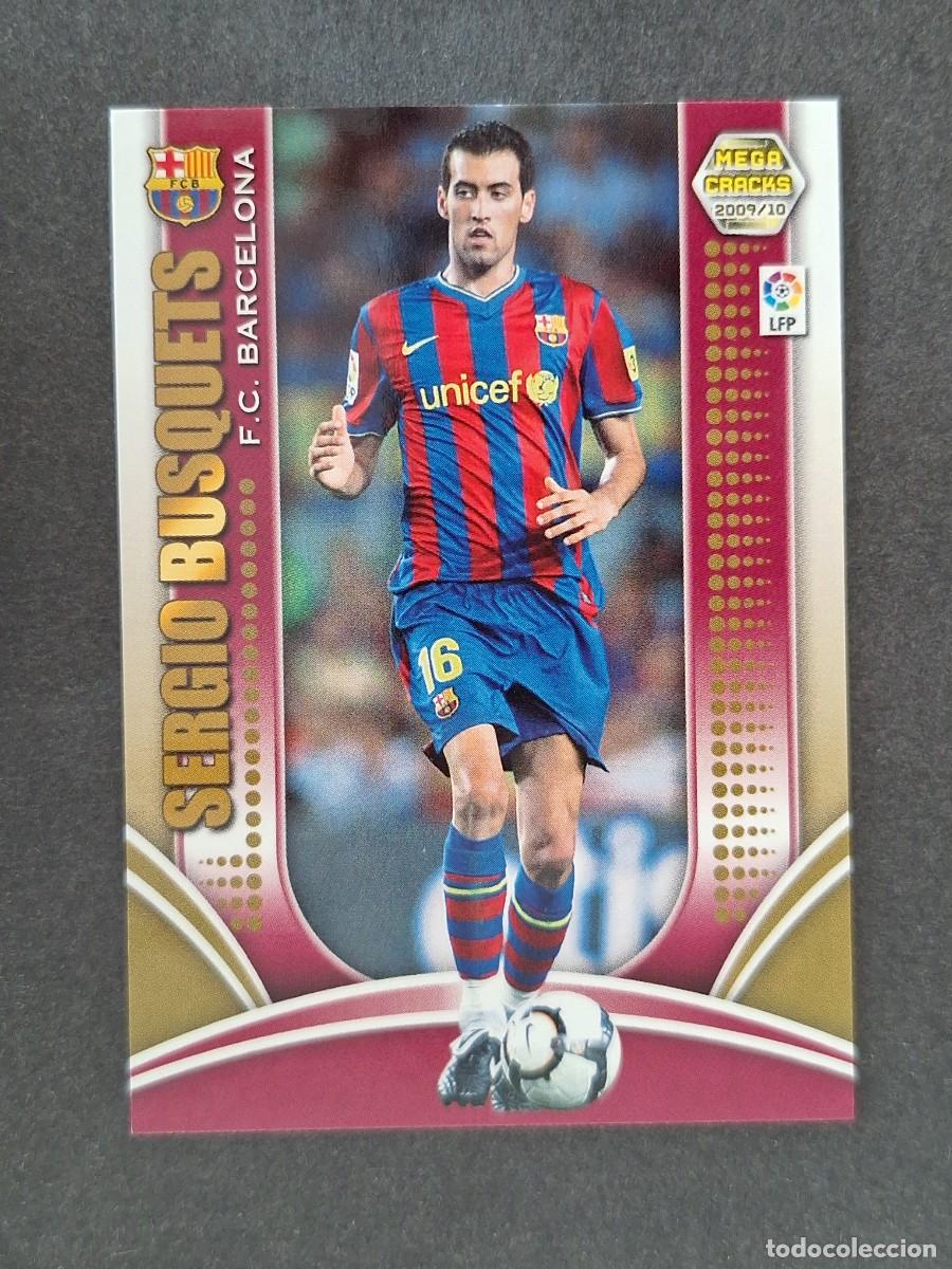 Cromos de f&uacute;tbol: L2 SERGIO BUSQUETS F. C. BARCELONA 65 PANINI MEGACRACKS 2009 2010 09 10