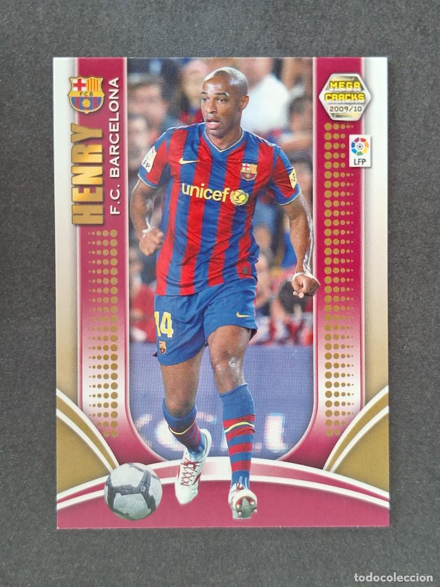 Cromos de f&uacute;tbol: L2 HENRY F. C. BARCELONA 72 PANINI MEGACRACKS 2009 2010 09 10