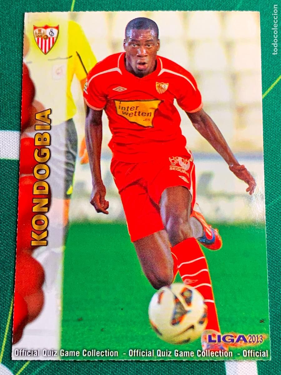 Cartes &agrave; collectionner de Football: 225 Kondogbia Sevilla Base card MUNDICROMO LIGA FUTBOL QUIZ GAME 2012 2013 12 13