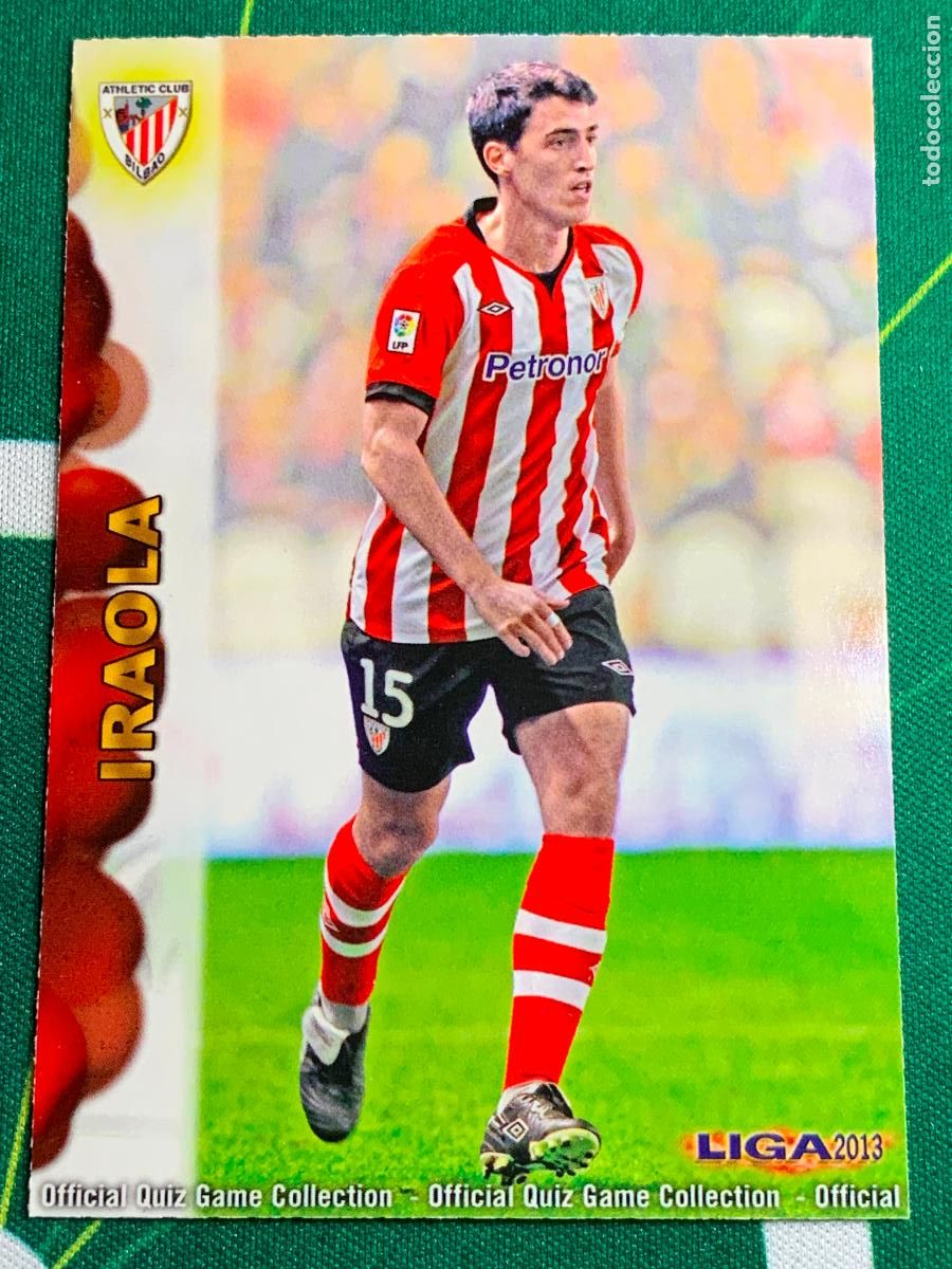 Cartes &agrave; collectionner de Football: 249 Iraola Athletic Bilbao Base card MUNDICROMO LIGA FUTBOL QUIZ GAME 2012 2013 12 13