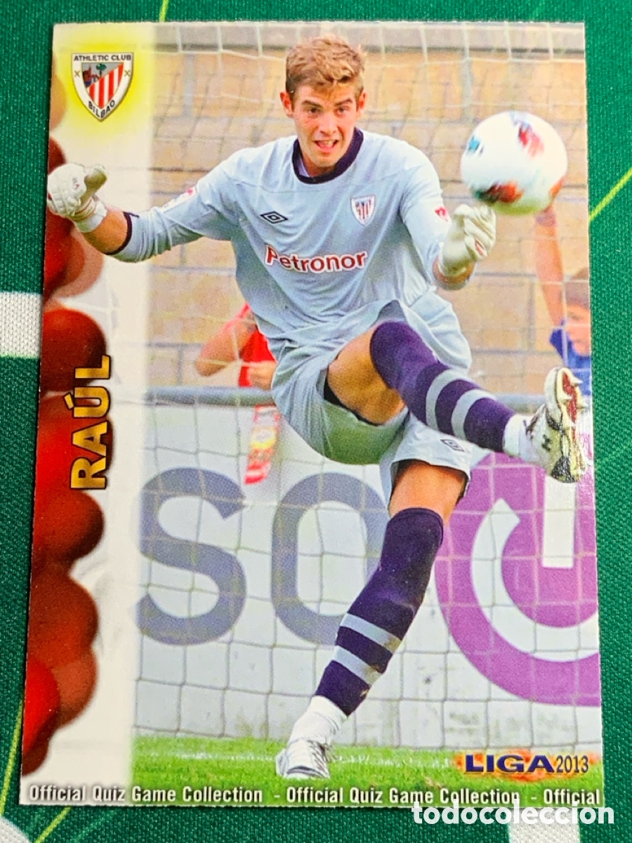 Fu&szlig;ball-Sticker: 248 Ra&uacute;l Athletic Bilbao Base card MUNDICROMO LIGA FUTBOL QUIZ GAME 2012 2013 12 13