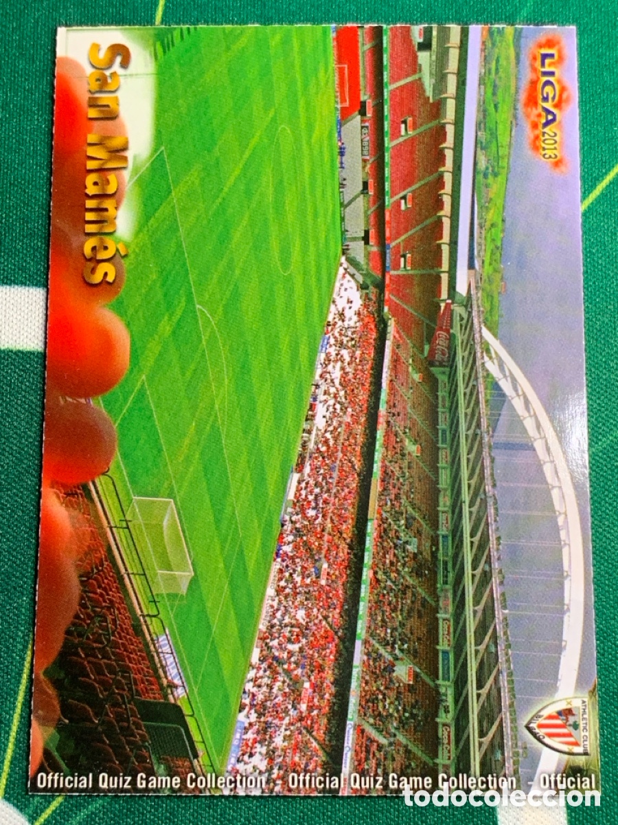 Fu&szlig;ball-Sticker: 245 San Mam&eacute;s Athletic Bilbao Estadio MUNDICROMO LIGA FUTBOL QUIZ GAME 2012 2013 12 13