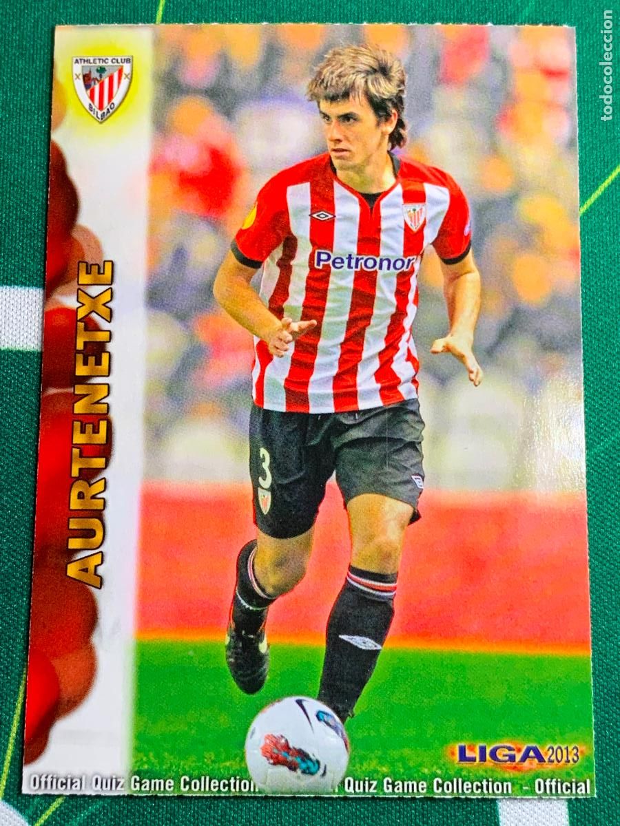 Cromos de f&uacute;tbol: 252 Aurtenetxe Athletic Bilbao Base card MUNDICROMO LIGA FUTBOL QUIZ GAME 2012 2013 12 13