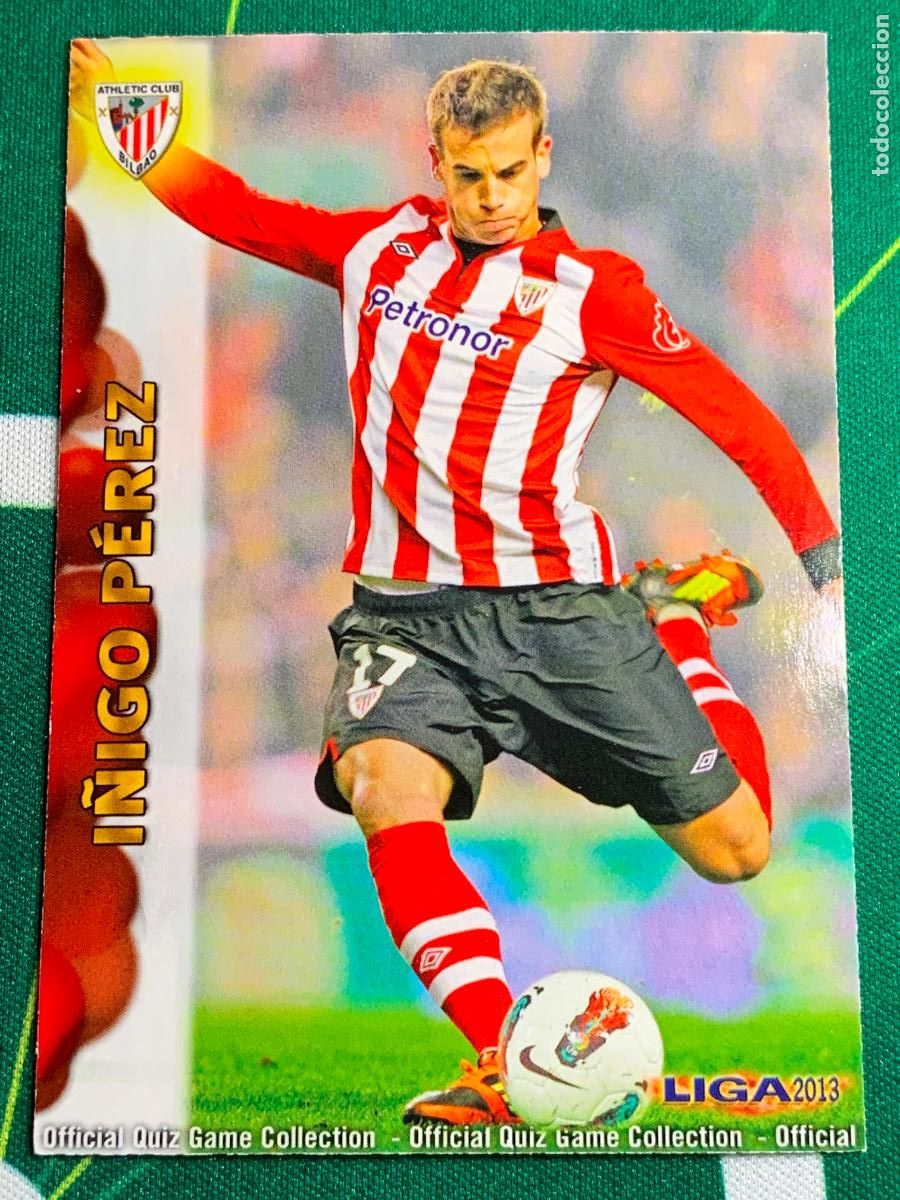 Cromos de f&uacute;tbol: 258 I&ntilde;igo P&eacute;rez Athletic Bilbao Base card MUNDICROMO LIGA FUTBOL QUIZ GAME 2012 2013 12 13