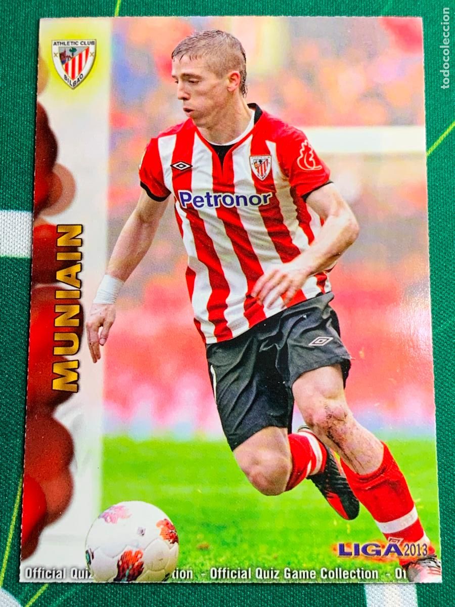 Cromos de f&uacute;tbol: 261 Muniain Athletic Bilbao Base card MUNDICROMO LIGA FUTBOL QUIZ GAME 2012 2013 12 13