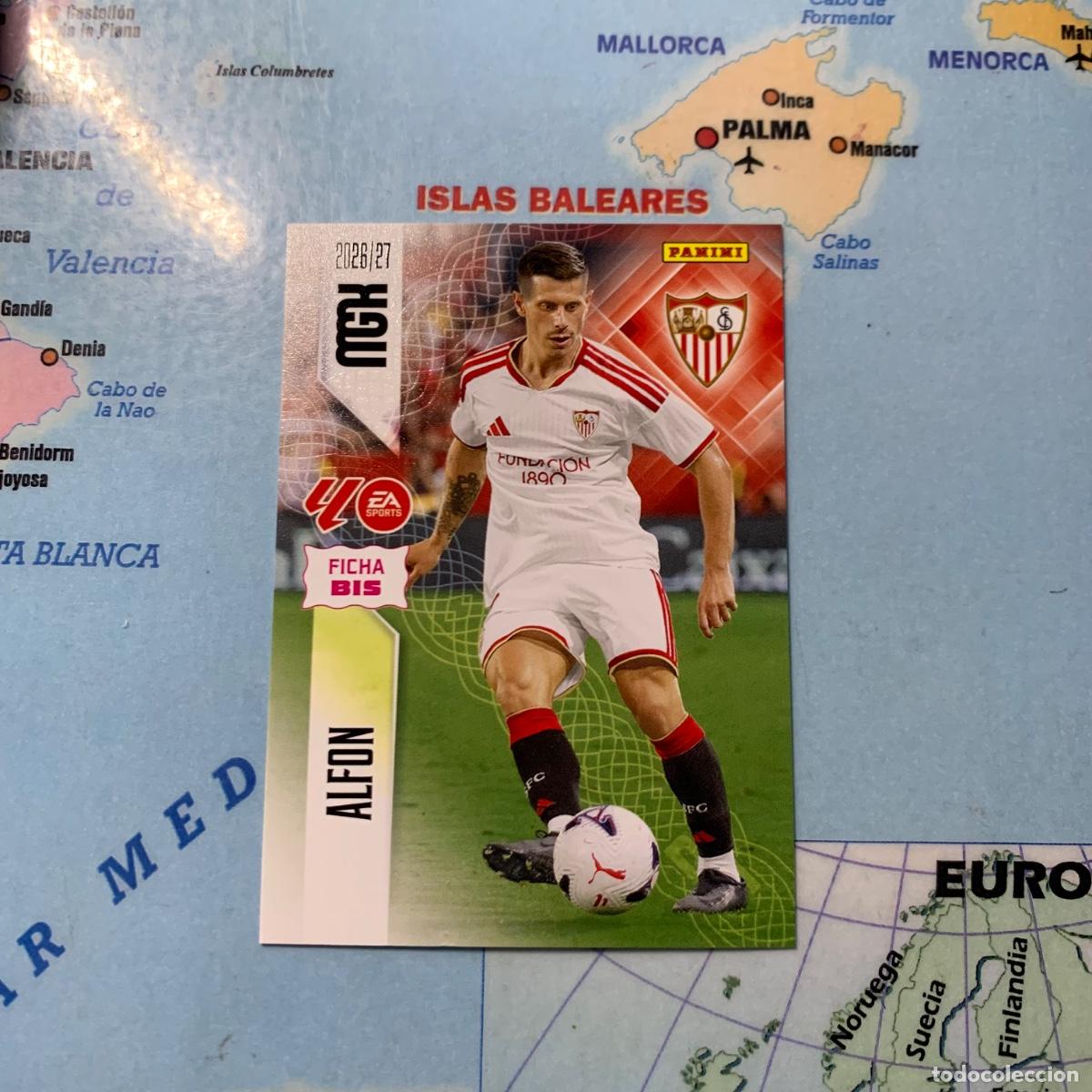 Cromos de f&uacute;tbol: Alfon n&uacute;mero 340 Bis Del Sevilla megacracks 26-27 2026-2027