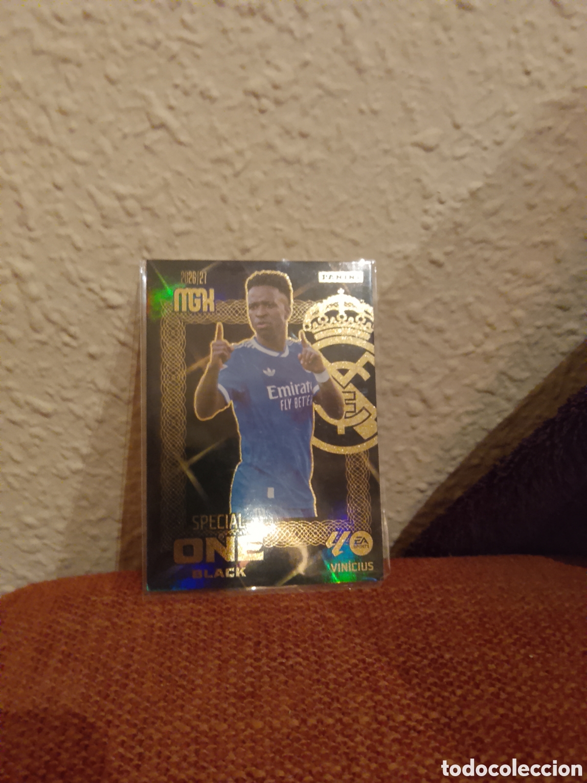 Cromos de f&uacute;tbol: Vinicius special one black real Madrid megacracks 26/27 2026 2027