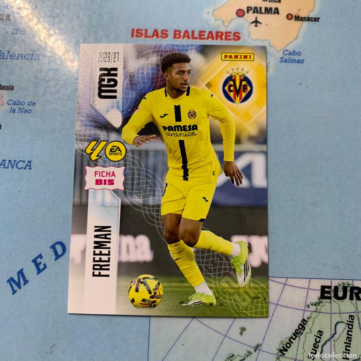 Cromos de f&uacute;tbol: Freeman n&uacute;mero 364 Bis Del Villarreal megacracks 26-27 2026-2027