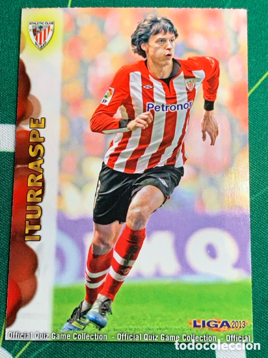 Fu&szlig;ball-Sticker: 259 Iturraspe Athletic Bilbao Base card MUNDICROMO LIGA FUTBOL QUIZ GAME 2012 2013 12 13