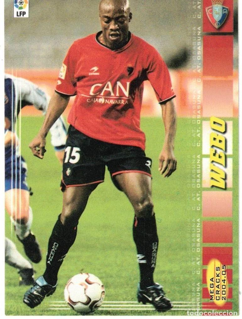 Fu&szlig;ball-Sticker: :::: C488 - WEBO - C AT OSASUNA MEGACRACKS PANINI 2004 2005 LIGA 04 05 - 250