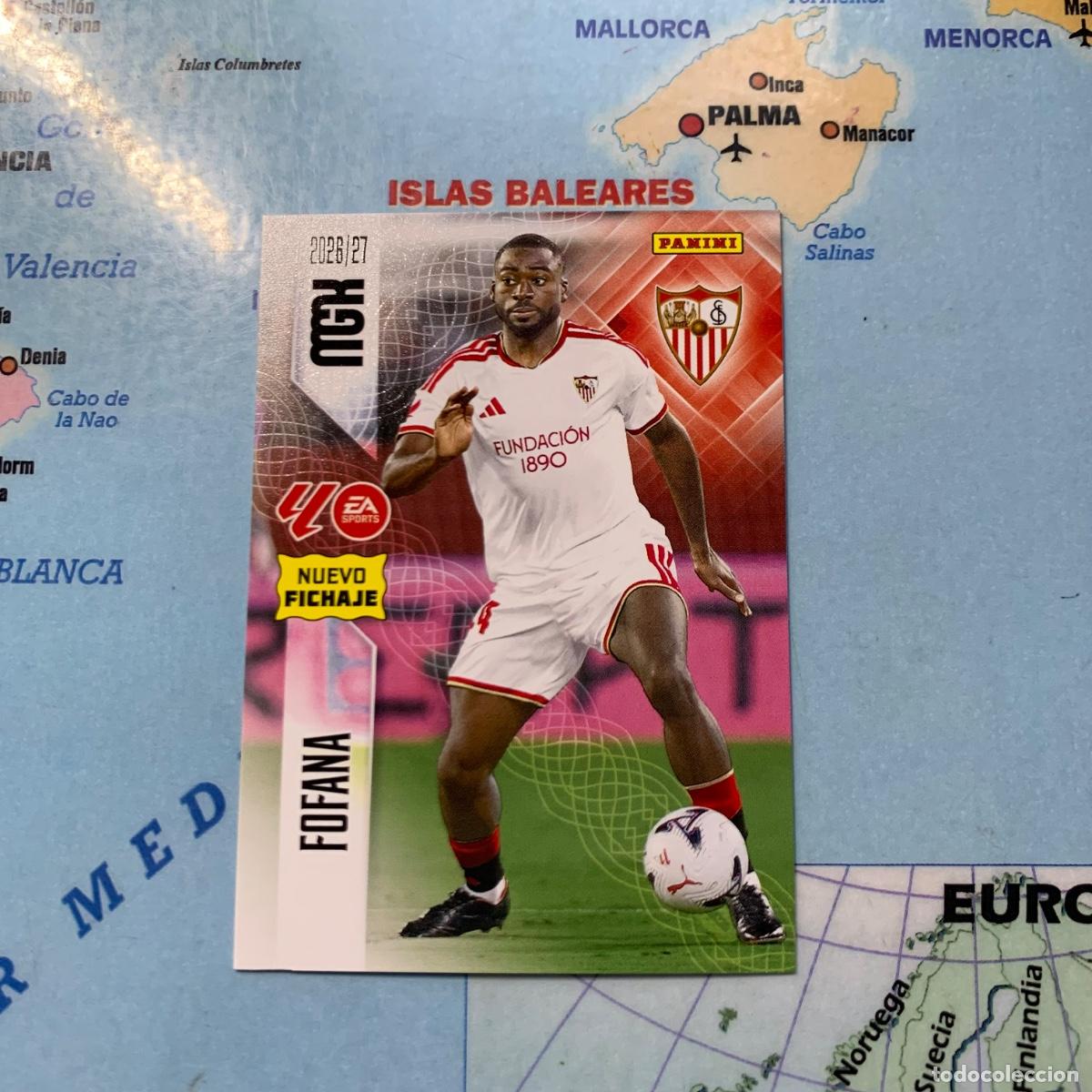 Cromos de f&uacute;tbol: Fofana nuevo fichaje n&uacute;mero 509 del Sevilla Megacracks 26-27 2026-2027