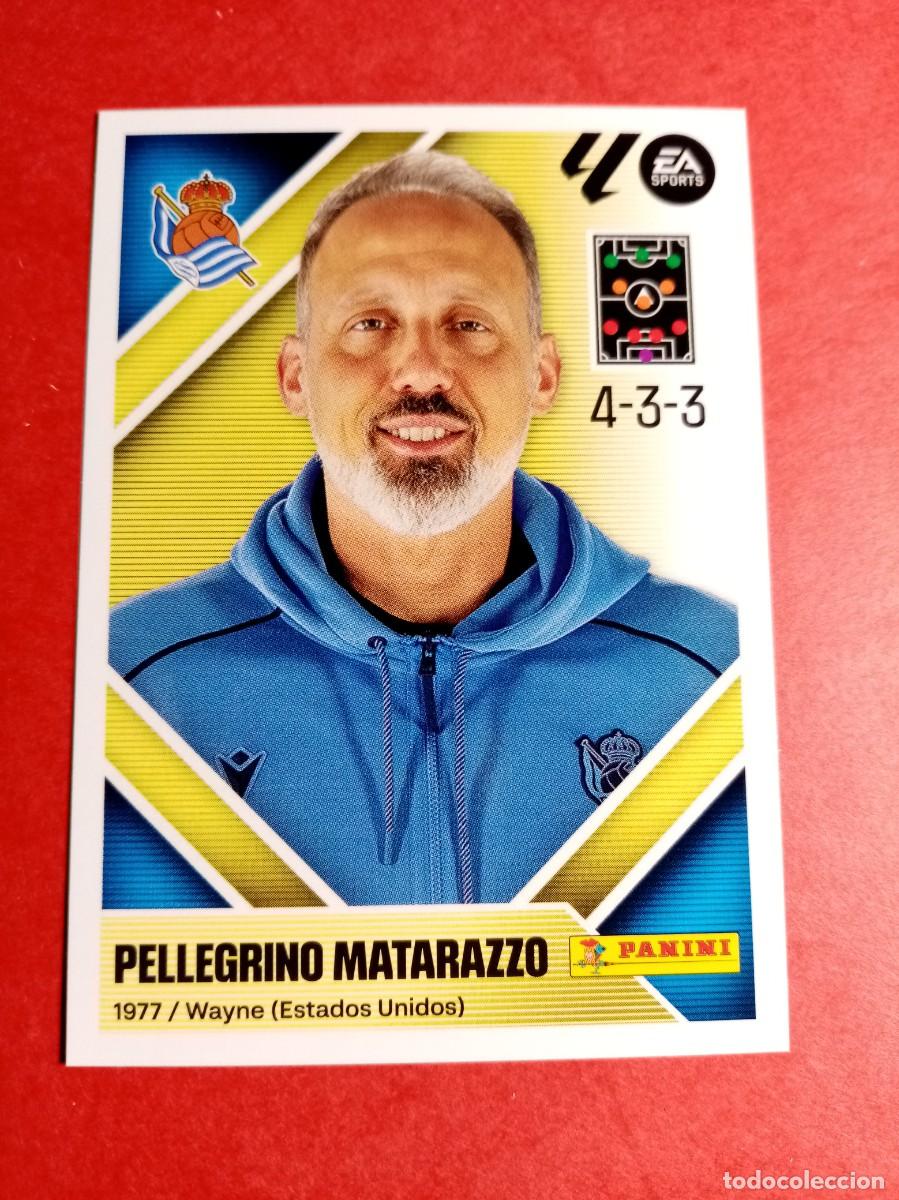 Cromos de f&uacute;tbol: N&ordm; 2 PELLEGRINO MATARAZZO, ENTRENADOR, REAL SOCIEDAD, LIGA ESTE 2026 2027 26 27 PANINI