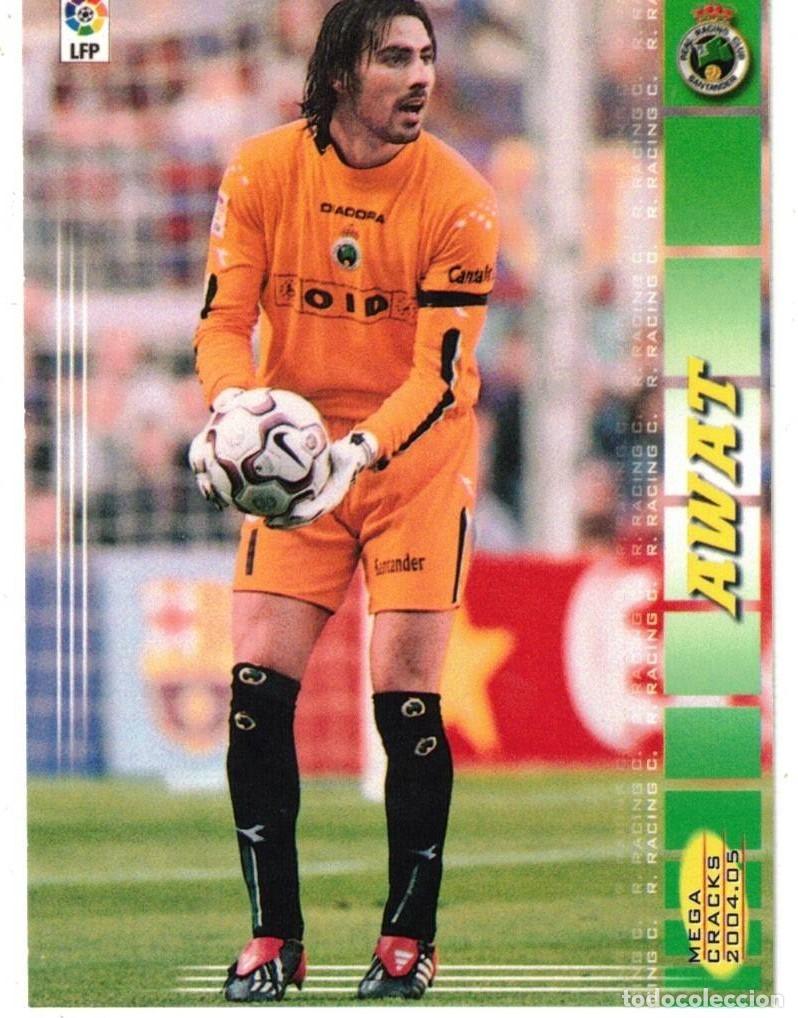 Cromos de f&uacute;tbol: :::: C495 - AWAT - R. RACING C. - MEGACRACKS PANINI LIGA 04/05 - 254