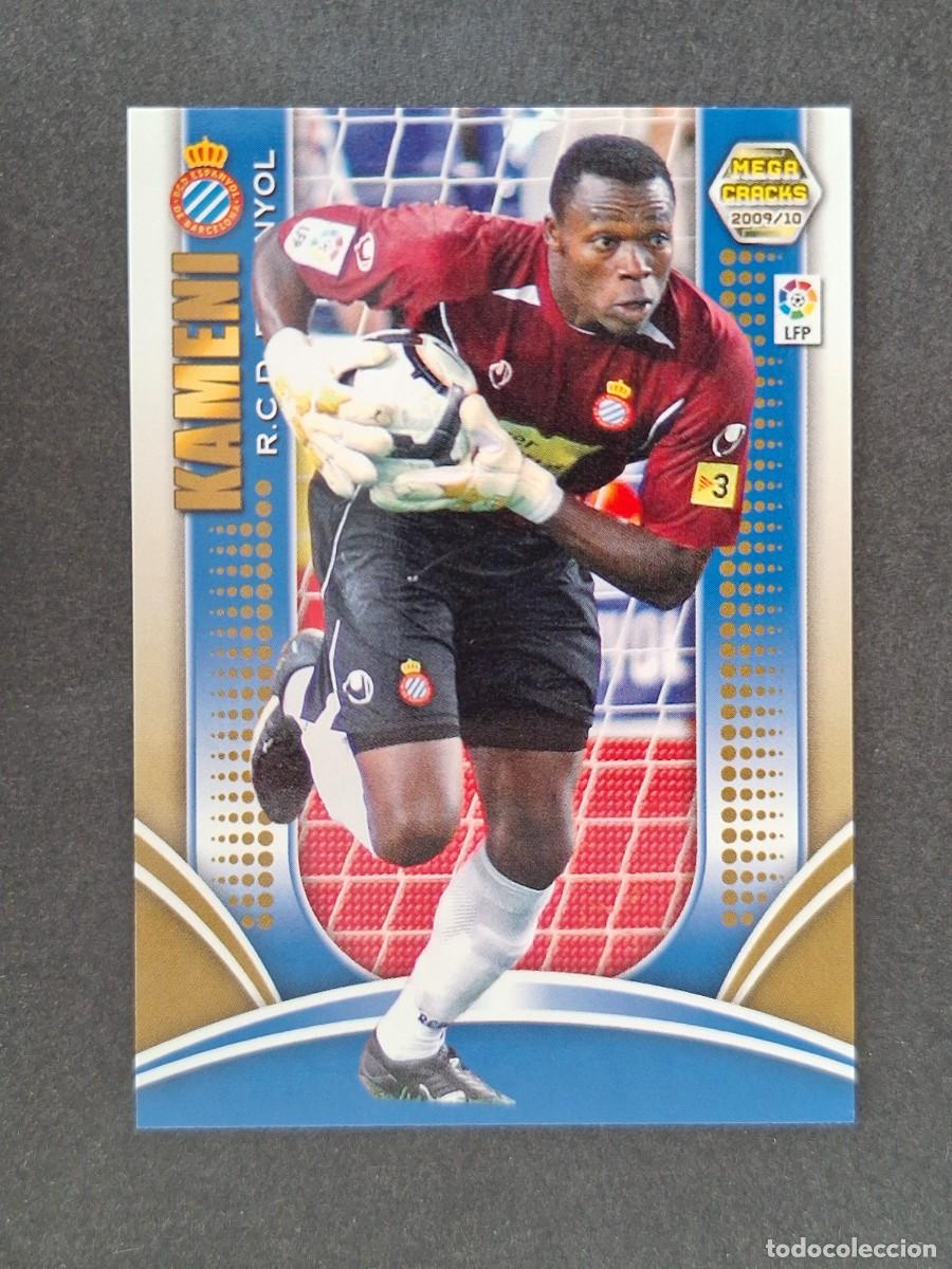 Cromos de f&uacute;tbol: L2 KAMENI R. C. D. ESPA&Ntilde;OL 92 PANINI MEGACRACKS 2009 2010 09 10