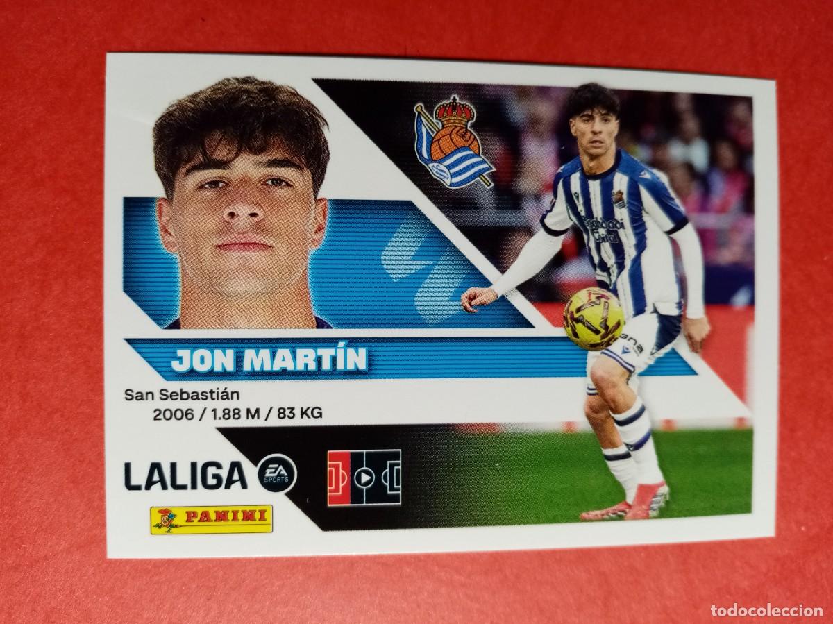 Cromos de f&uacute;tbol: N&ordm; 7 JON MARTIN, REAL SOCIEDAD, LIGA ESTE 2026 2027 26 27 PANINI