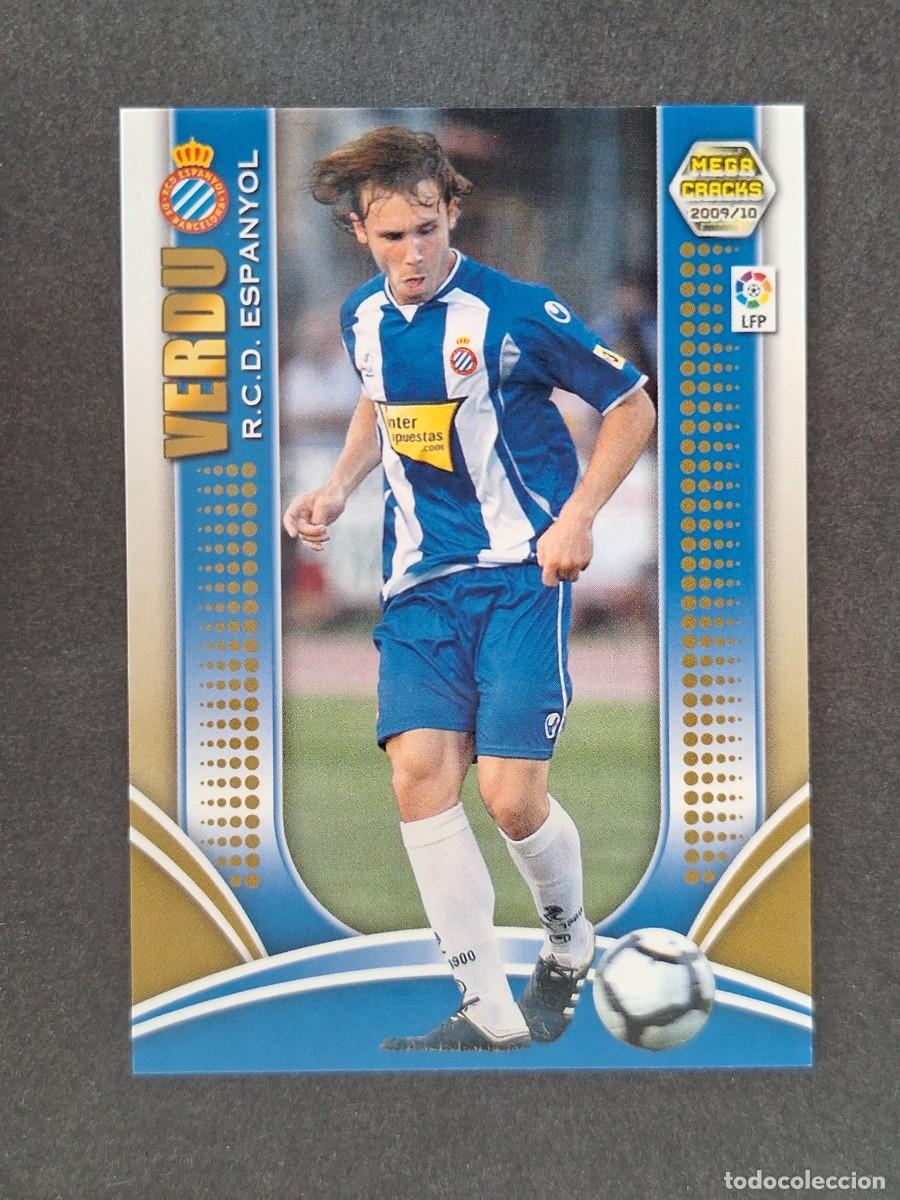 Cromos de f&uacute;tbol: L2 VERDU R. C. D. ESPA&Ntilde;OL 101 PANINI MEGACRACKS 2009 2010 09 10