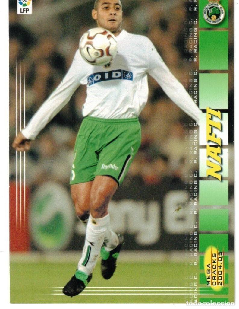 Cromos de f&uacute;tbol: :::: C498 - NAFTI - R. RACING C. - MEGACRACKS PANINI LIGA 04/05 - 261