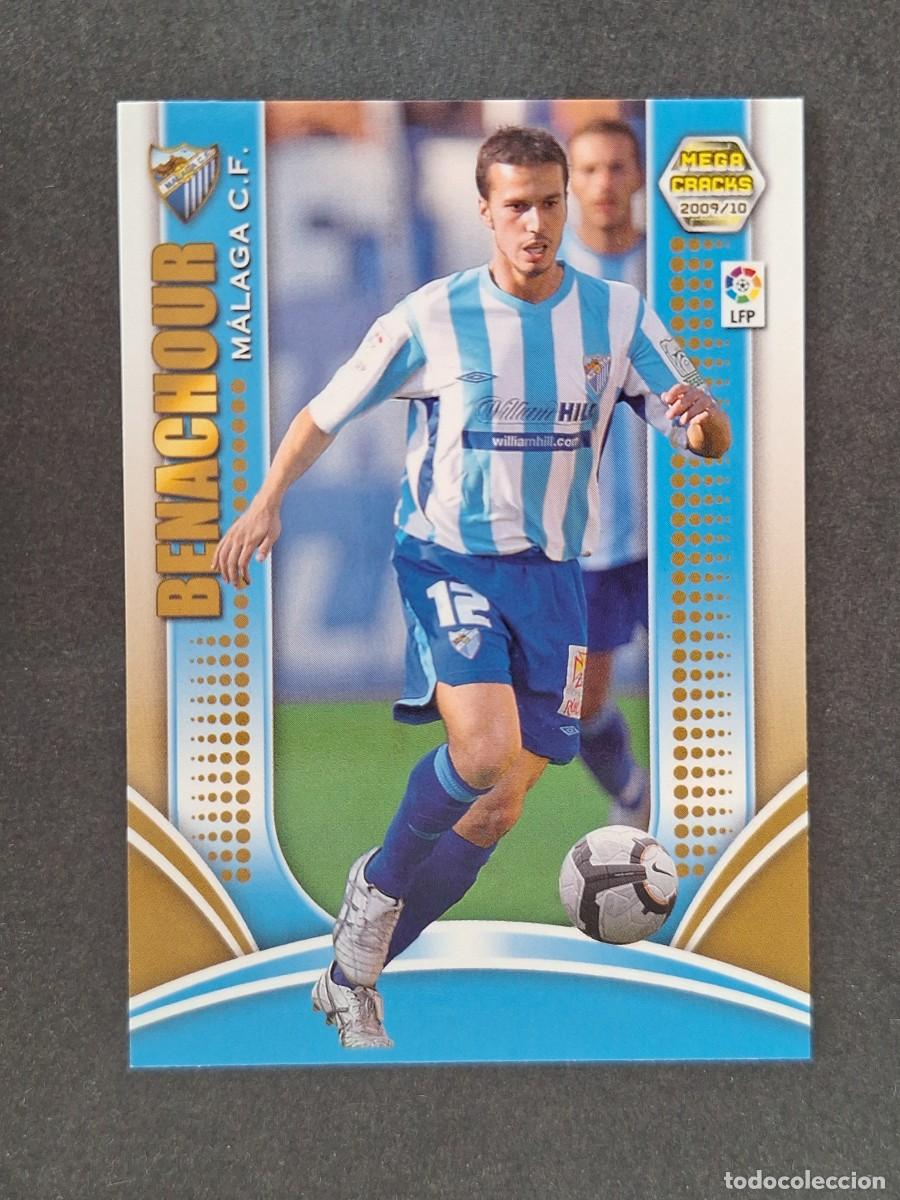 Cromos de f&uacute;tbol: L2 BENACHOUR MALAGA C. F. 157 PANINI MEGACRACKS 2009 2010 09 10