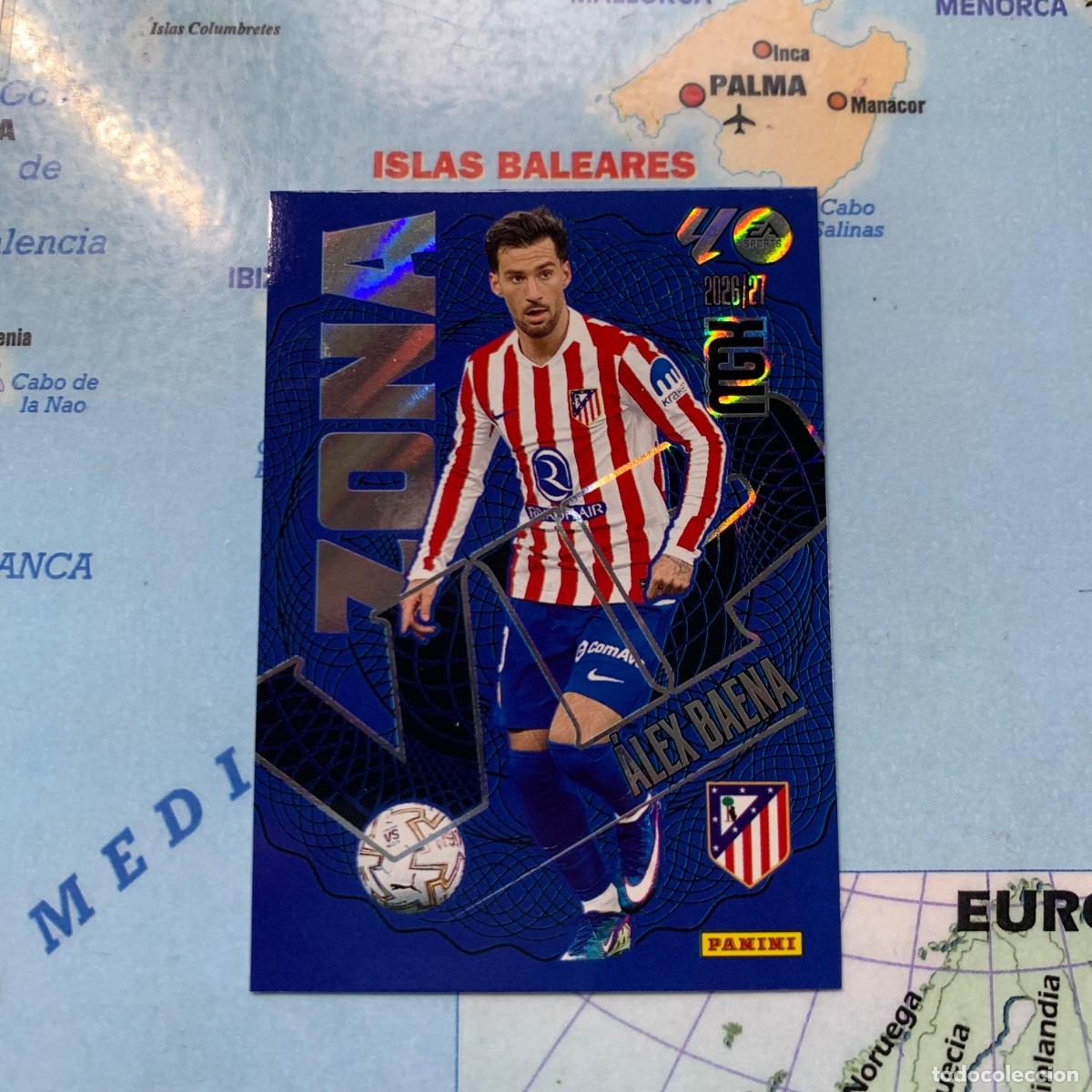Cromos de f&uacute;tbol: Alex Baena nueva vip n&uacute;mero 520 Del Atl&eacute;tico de Madrid megacracks 26-27 2026-2027
