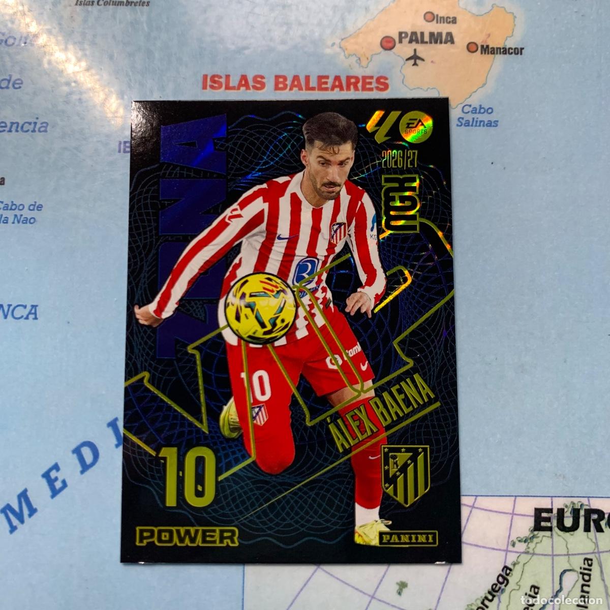 Cromos de f&uacute;tbol: Alex Baena nueva vip power n&uacute;mero 520P Del Atl&eacute;tico de Madrid megacracks 26-27 2026-2027