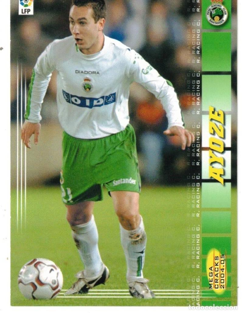 Football Stickers: :::: C501 - AYOZE - R. RACING C. - MEGACRACKS PANINI LIGA 04/05 - 260