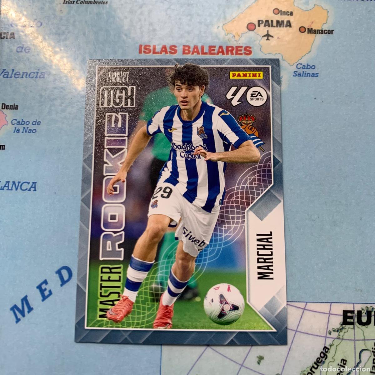 Football Stickers: Marchal nuevo Master Rookie n&uacute;mero 524 de la Real Sociedad megacracks 26-27 2026-2027