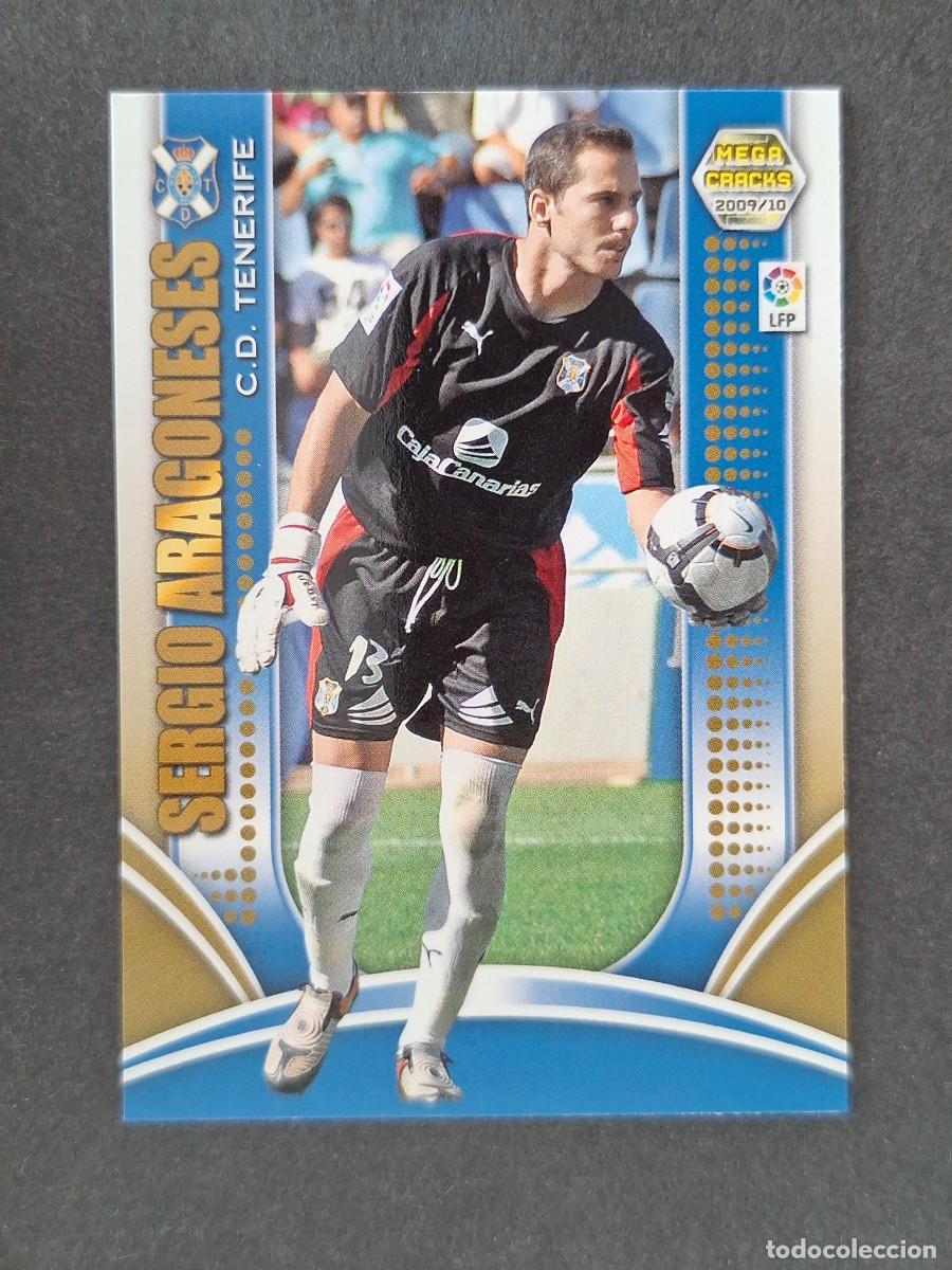 Cromos de f&uacute;tbol: L2 SERGIO ARAGONESES C. D. TENERIFE 254 PANINI MEGACRACKS 2009 2010 09 10