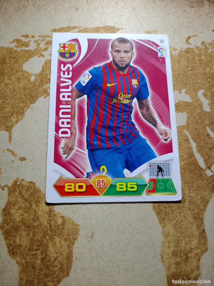Cromos de f&uacute;tbol: # Barcelona 38 DANI ALVES Adrenalyn 2011-12