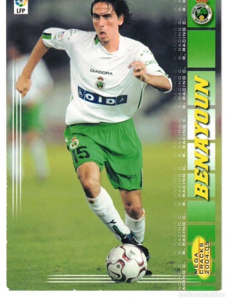 Cromos de f&uacute;tbol: :::: C507 - BENAYOUN - R. RACING C. - MEGACRACKS PANINI LIGA 04/05 - 266