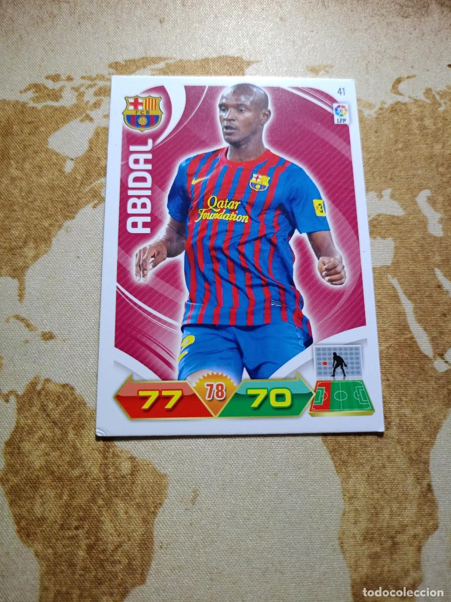 Cromos de f&uacute;tbol: # Barcelona 41 ABIDAL Adrenalyn 2011-12