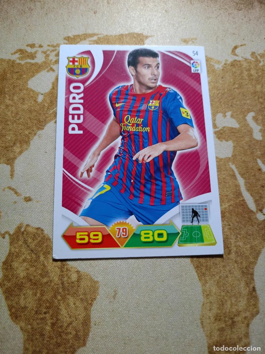 Cromos de f&uacute;tbol: # Barcelona 54 PEDRO Adrenalyn 2011-12
