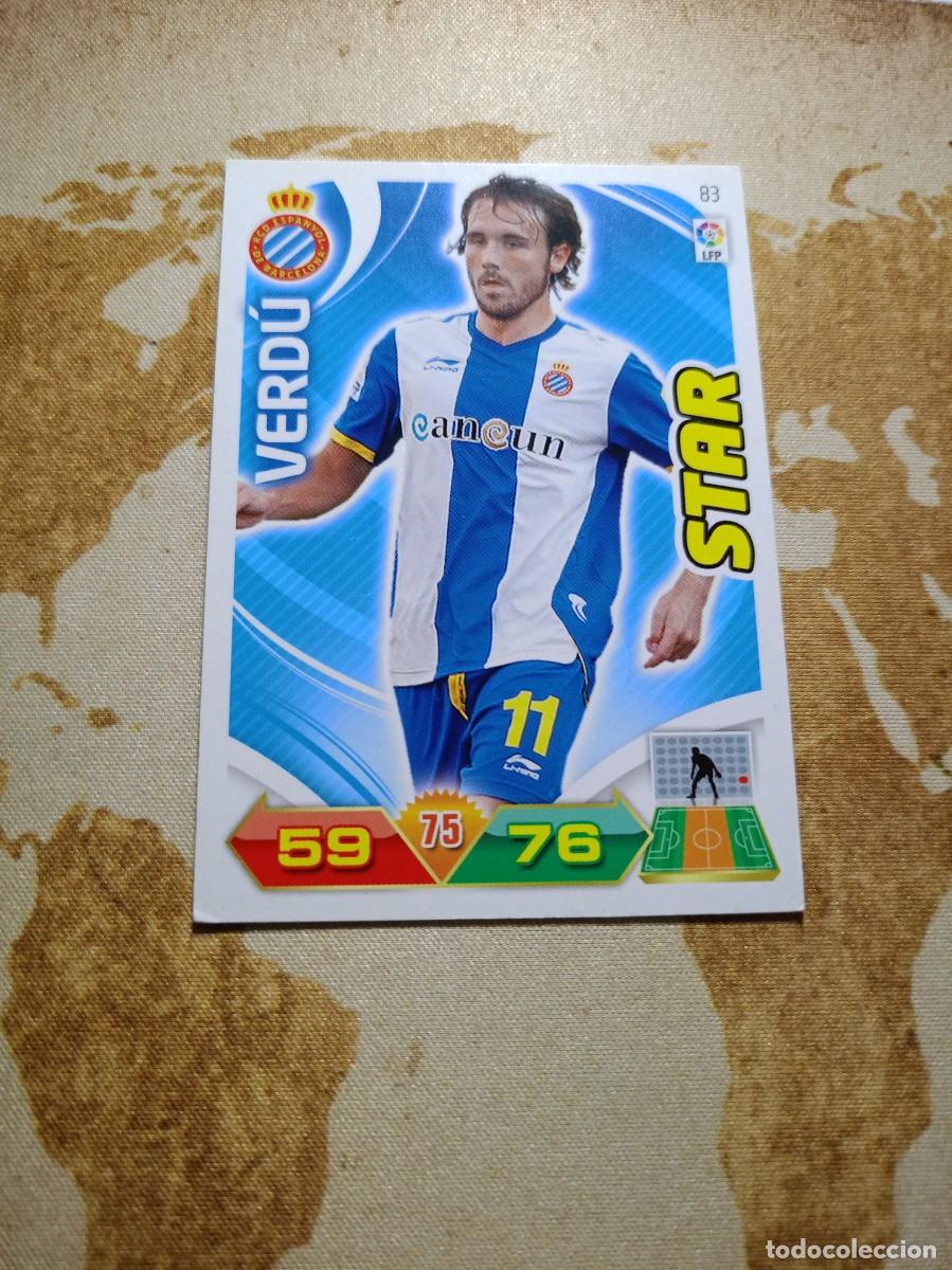 Cromos de f&uacute;tbol: # Espanyol 83 VERD&Uacute; Adrenalyn 2011-12