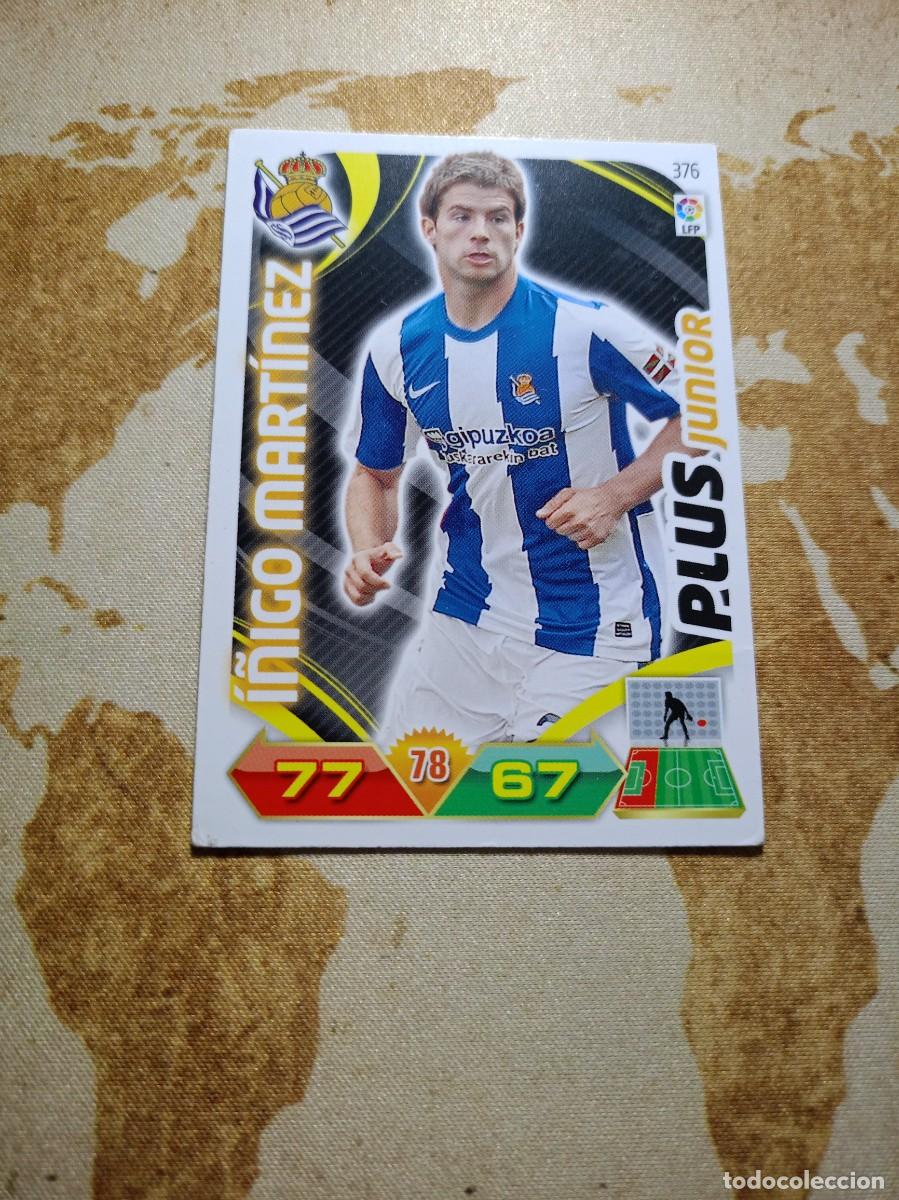 Fu&szlig;ball-Sticker: # PLUS Junior 376 &Iacute;&Ntilde;IGO MART&Iacute;NEZ Adrenalyn 2011-12