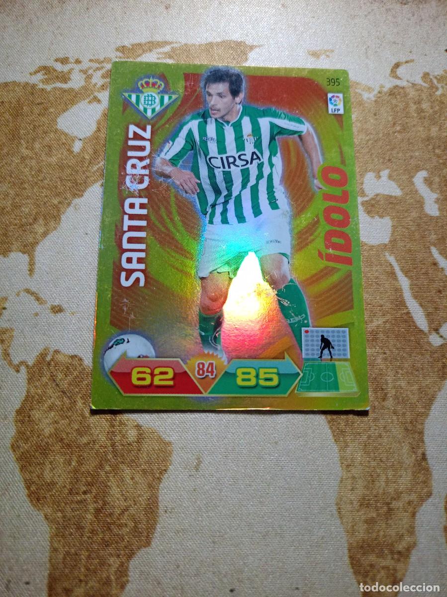 Fu&szlig;ball-Sticker: # &Iacute;dolo 395 SANTA CRUZ Adrenalyn 2011-12