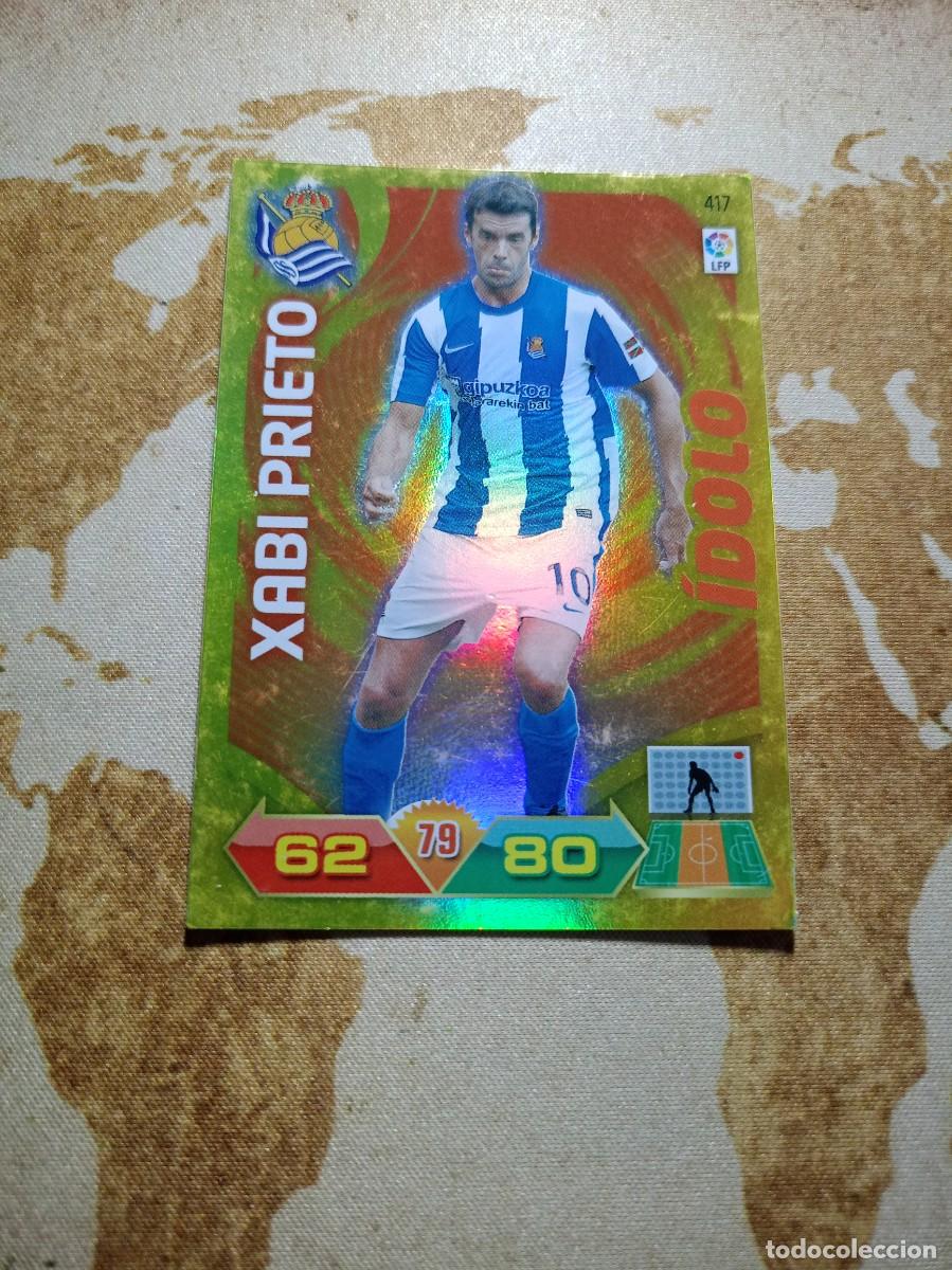 Cromos de f&uacute;tbol: # &Iacute;dolo 417 XABI PRIETO Adrenalyn 2011-12