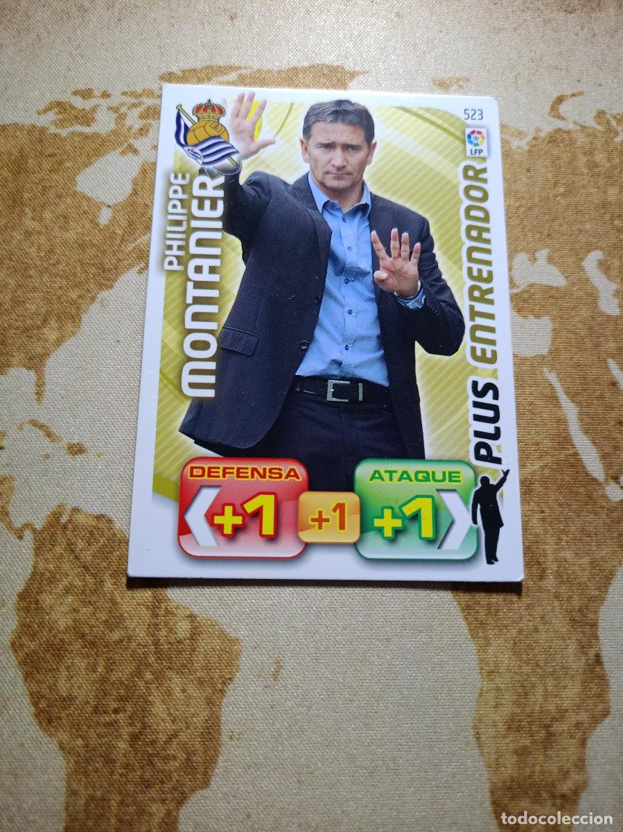 Cromos de f&uacute;tbol: # PLUS Entrenador 523 MONTANIER Adrenalyn 2011-12